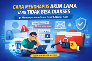 Cara Menghapus Akun Lama yang Tidak Bisa Diakses (Tanpa Email & Nomor Aktif)