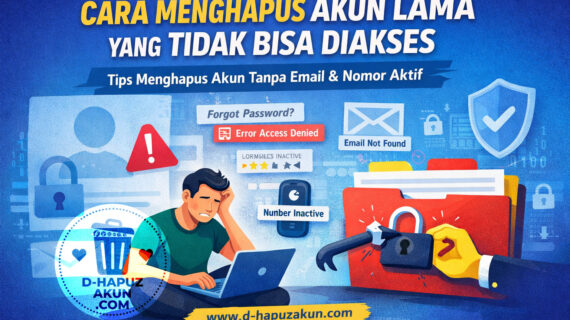 Cara Menghapus Akun Lama yang Tidak Bisa Diakses (Tanpa Email & Nomor Aktif)